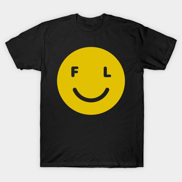 Florida State Smiley Face T-Shirt by goodwordsco
